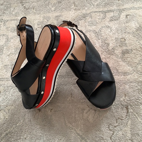 Zara wedge sandals